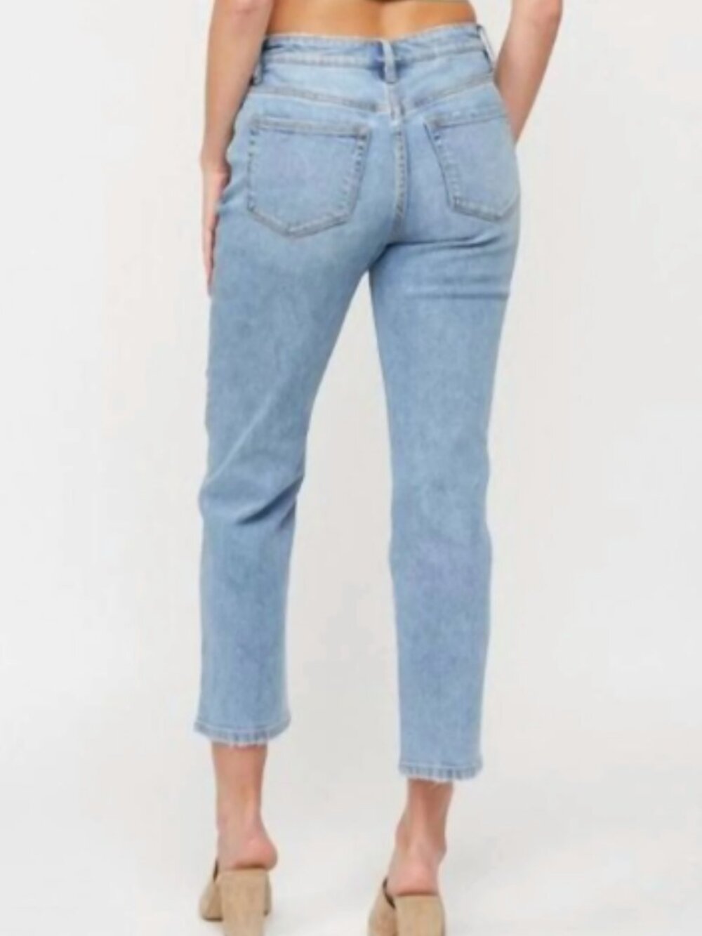 Mica High Rise Straight Leg Jeans